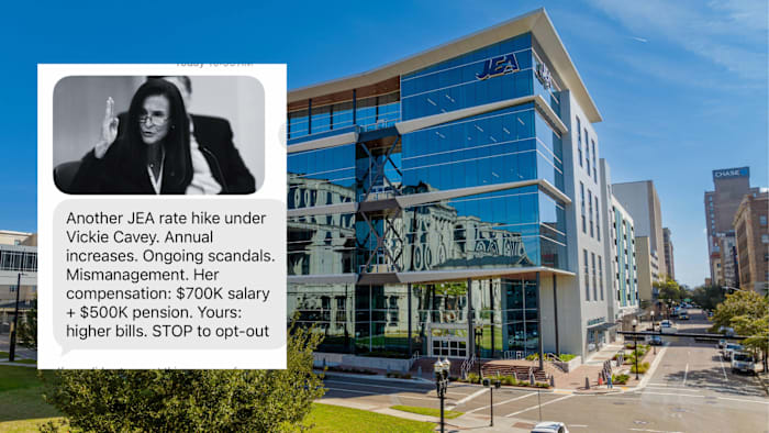 Anonymous text targets JEA CEO amid ongoing political tensions