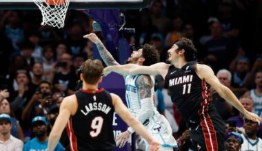 Charlotte Hornets outlasts Miami Heat in play-in game, LaMelo Ball makes game-winning lay-up