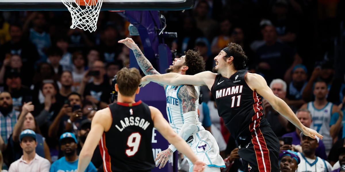 Charlotte Hornets outlasts Miami Heat in play-in game, LaMelo Ball makes game-winning lay-up