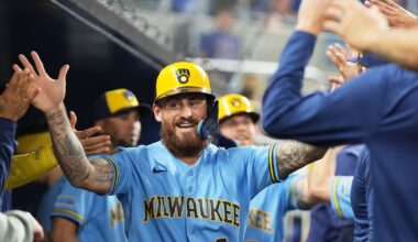 Milwaukee's Mitchell doubles in the 10th in 7-5 win over Miami :: WRAL.com