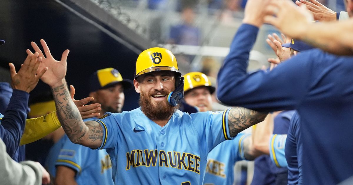 Milwaukee's Mitchell doubles in the 10th in 7-5 win over Miami :: WRAL.com
