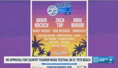 No approval for Country Thunder Music Festival yet on St. Pete Beach