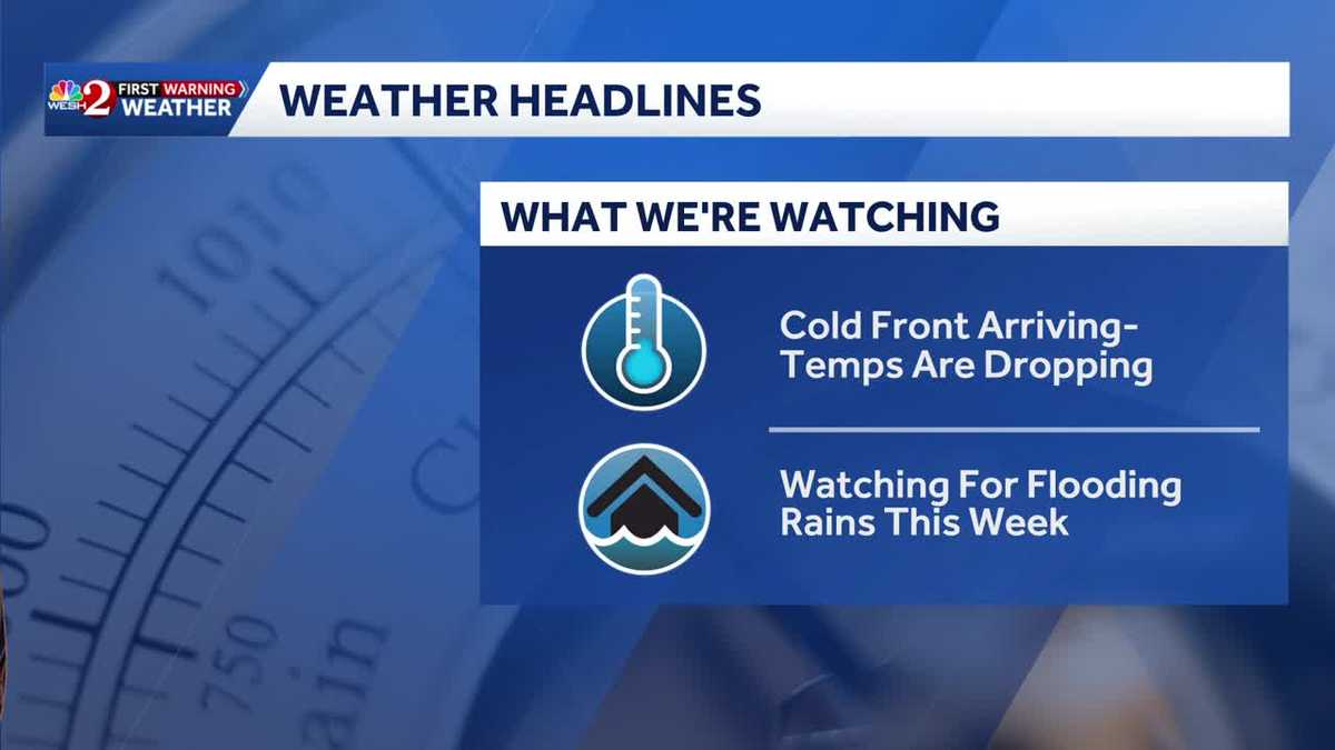Rain chances high Monday in Central Florida; rain all week
