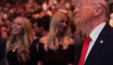 Trump takes the spotlight at UFC 327 in Miami, greeting Rogan and Rubio :: WRAL.com