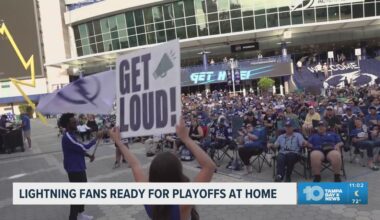 Lightning open playoff run at home as faithful pack Thunder Alley for Game 1 against Montreal