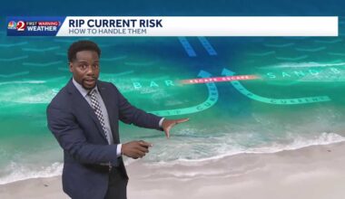 Dangerous Rip Currents Continue Across Florida Beaches