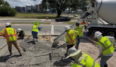 West Riverwalk Construction At Full Steam