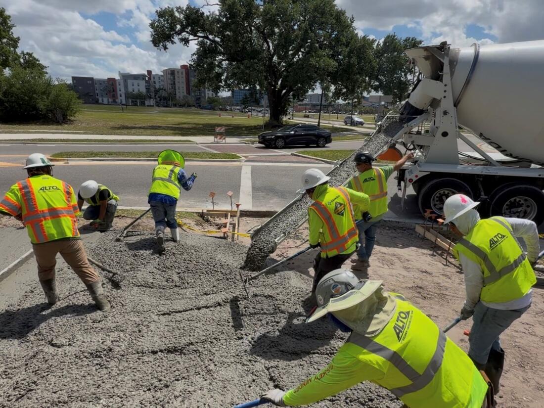 West Riverwalk Construction At Full Steam