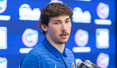Florida football's Aaron Philo talks about Orange and Blue Game 2026