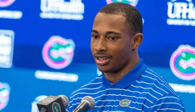 Florida football's Tramell Jones Jr. discusses Orange and Blue Game