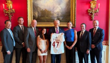 President Trump honors FSU soccer team at White House event