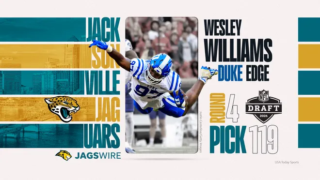 Jaguars pick Parker Hughes.