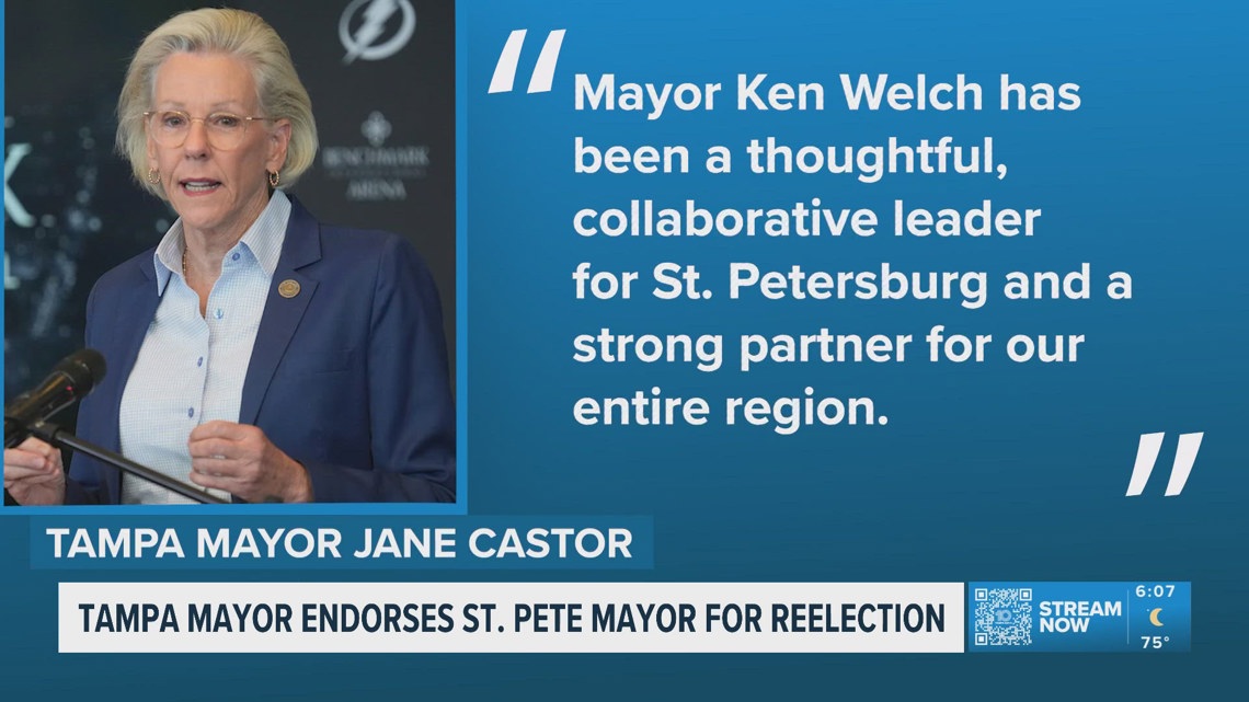 Tampa Mayor endorses St. Pete Mayor for reelection