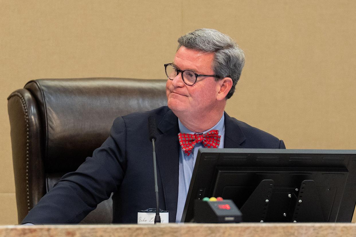 John Dailey, at a recent city commission meeting.