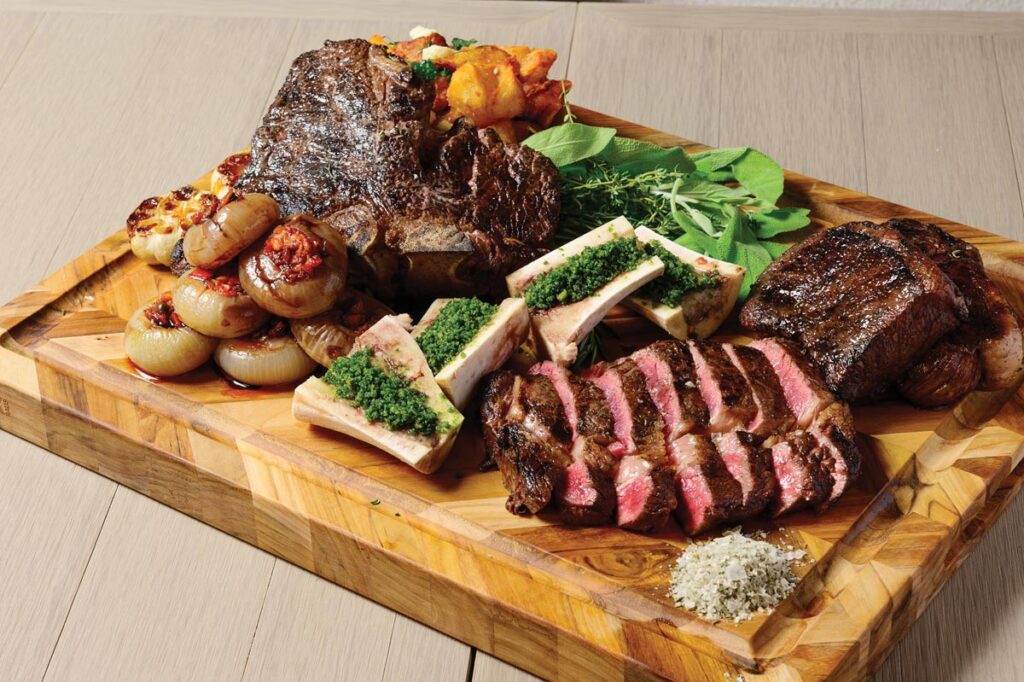 A sampling of meats offered at Acqua Bistecca. Photo courtesy of Acqua Bistecca