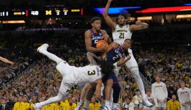 Michigan beats UConn 69-63 to win NCAA basketball title