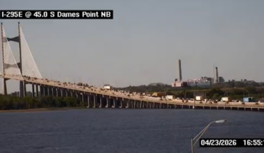 Lanes reopen after multiple crashes on Dames Point Bridge during afternoon rush