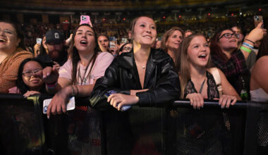 Photo of fans at a concert in Miami