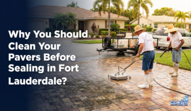 The Clean Guys Paver Sealing Shares Guide to Cleaning Pavers Before Sealing