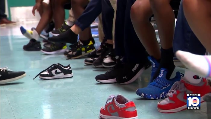 Fort Lauderdale elementary students receive new shoes thanks to Rick Case Automotive