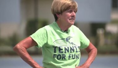 A special recognition of Tennis for Fun's special director