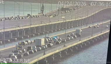 According to the Florida Highway Patrol, police activity led to the lane blockage just after 7 a.m. (FDOT)