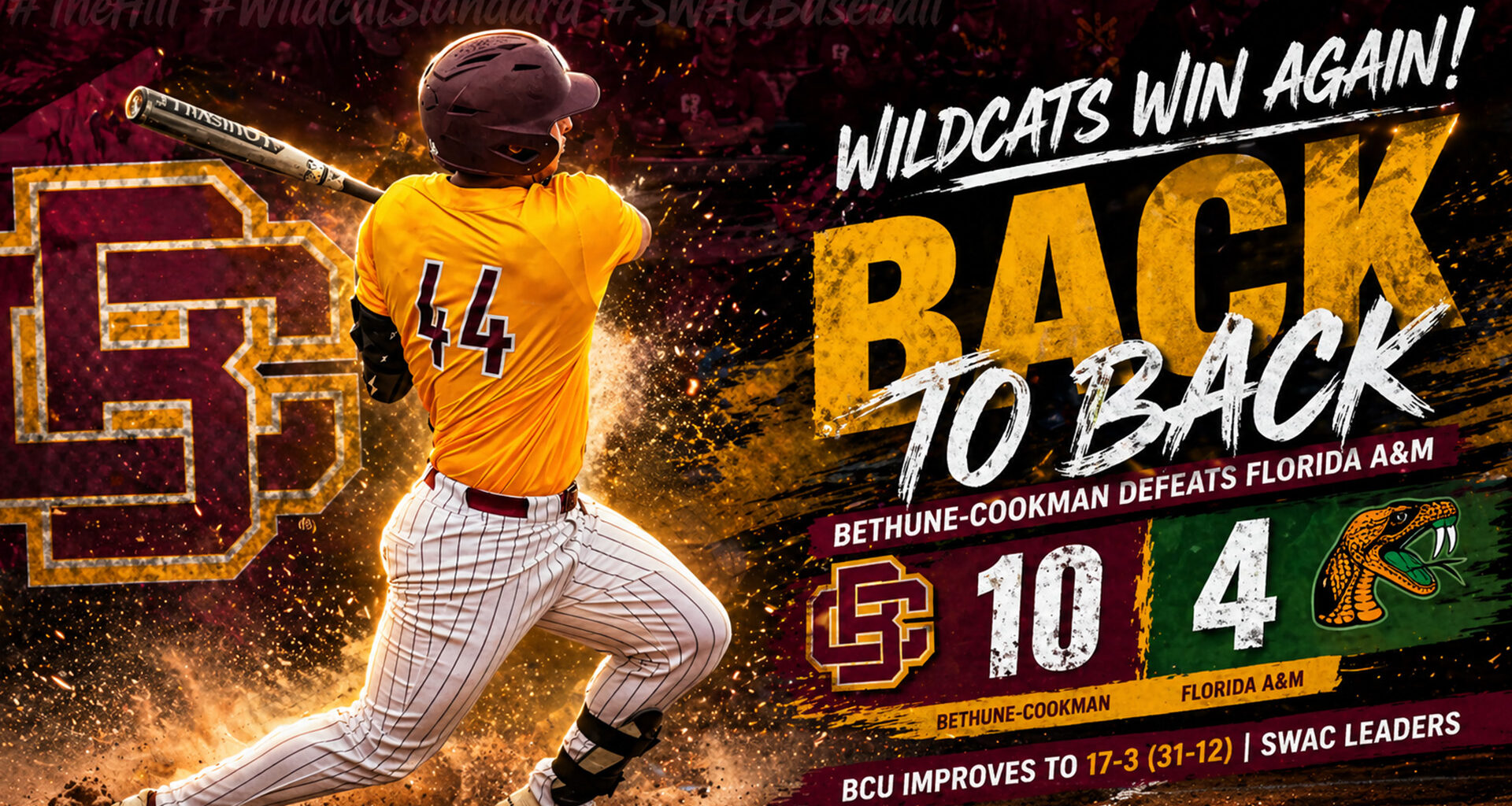 Bethune-Cookman beats FAMU baseball game 2