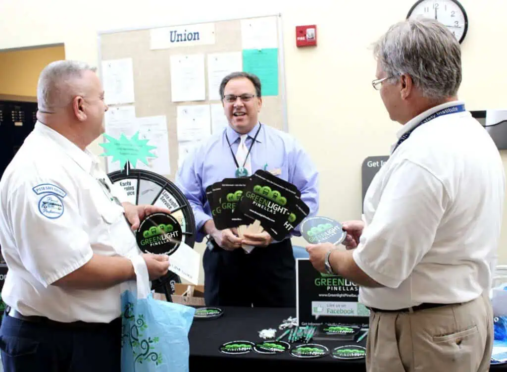 People at a presentation