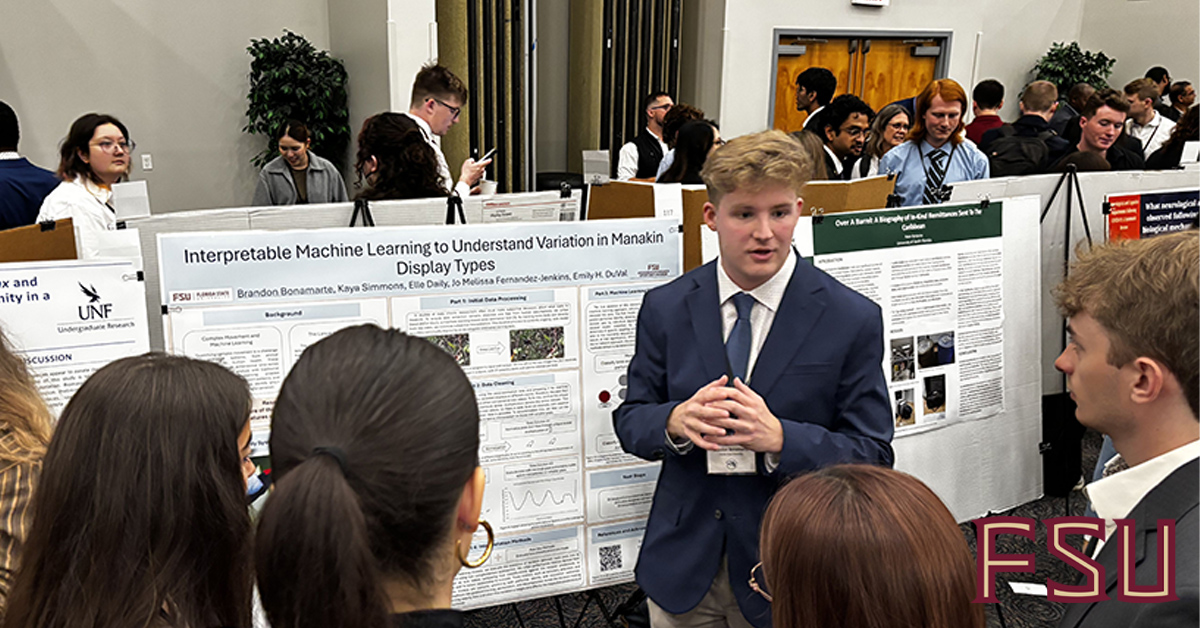 FSU students present work at Florida Undergraduate Research Conference