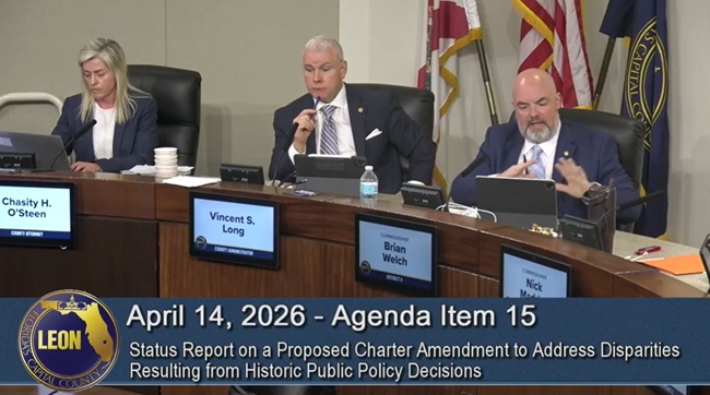Commissioner Brian Welch Comments on “Historic Harms” Issue – Tallahassee Reports
