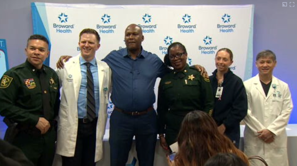 BSO deputy reunites with team that saved him from a medical emergency - WSVN 7News | Miami News, Weather, Sports