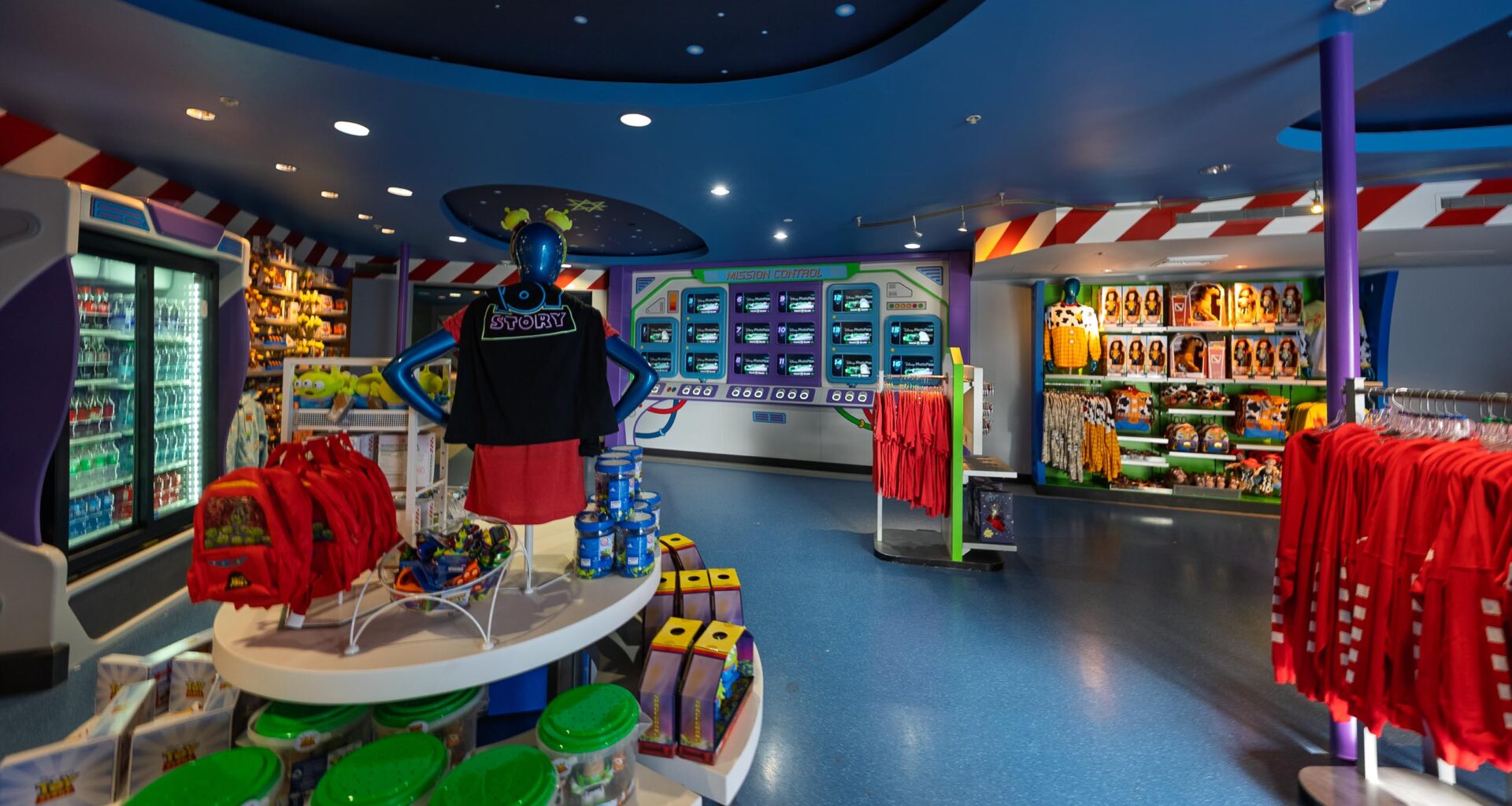 Inside the Refreshed Buzz Lightyear's Space Ranger Spin Photos Store at Tomorrowland