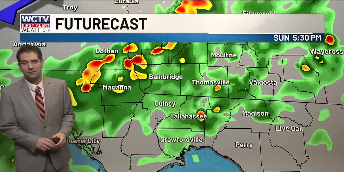 Showers for some on Easter Sunday for Tallahassee, the Big Bend and South Georgia