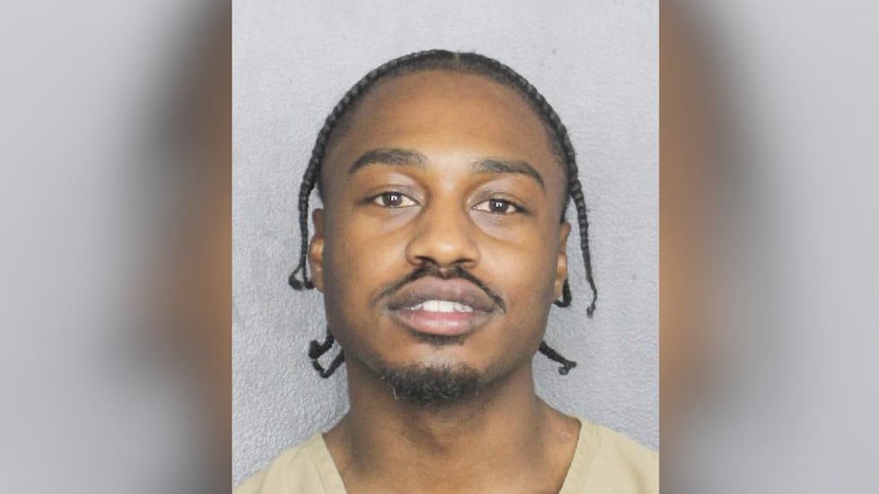 Broward County Jail booking photo for Tione Merritt, or “Lil Tjay."