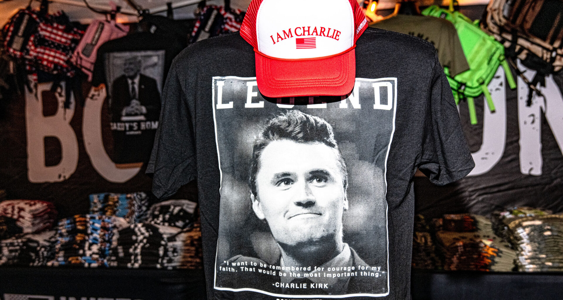Charlie Kirk memorabilia