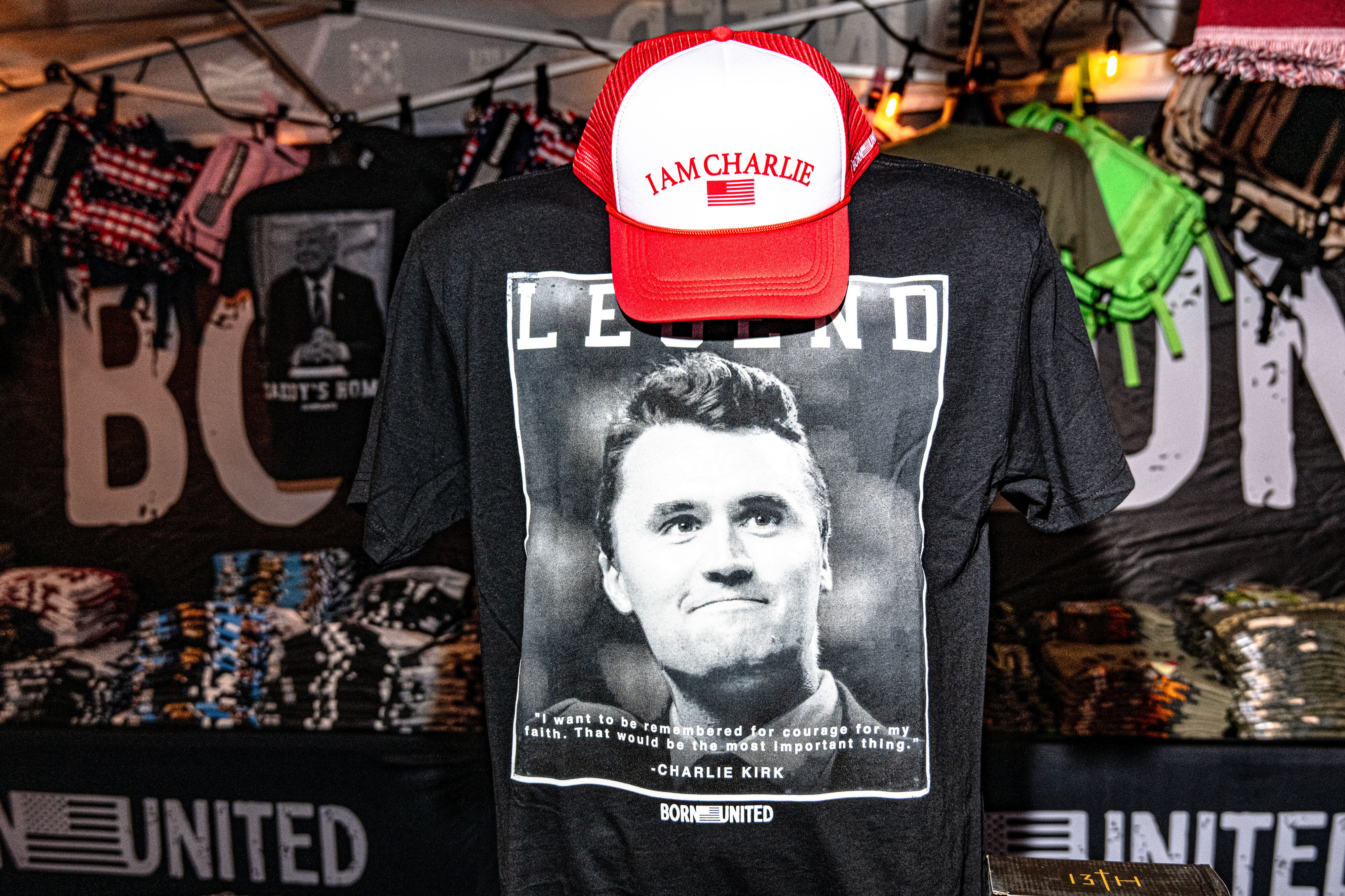 Charlie Kirk memorabilia