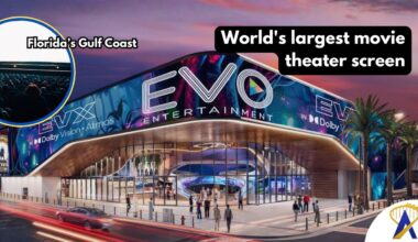 Cleveland Street Aliance world's largest movie theater rendering florida gulf coast