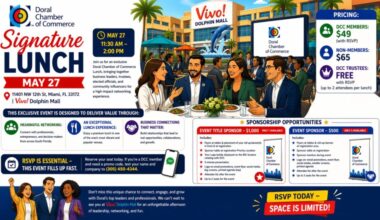 Doral Chamber of Commerce Signature Lunch at Vivo! Dolphin Mall