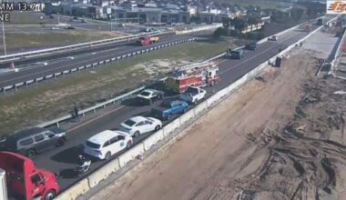 Northbound lanes shut down on SR-429 in Orange County due to crash