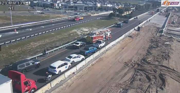 Northbound lanes shut down on SR-429 in Orange County due to crash