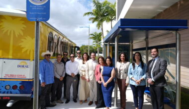 City of Doral Celebrates Completion of Citywide Trolley Shelter Project