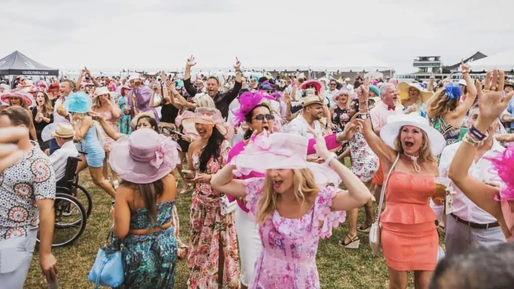 People at a derby party