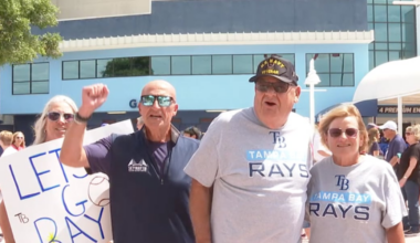 Florida Man visits Tropicana Field, home of the Tampa Bay Rays