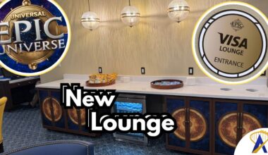 Epic Universe Visa Lounge now open photos by @DuelingParkNews