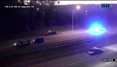 Deadly crash blocks all NB lanes of I-95 northwest of SR 9B