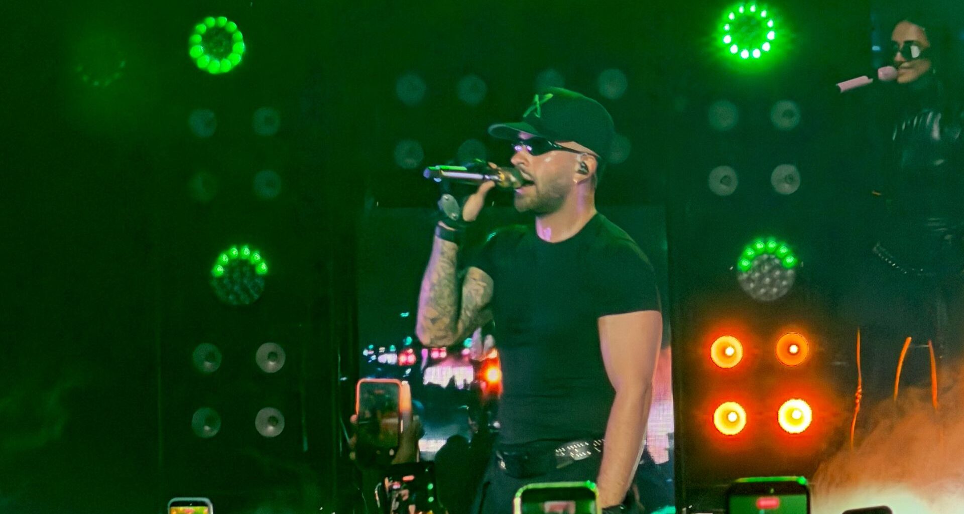 Photo of Feid performing in Miami