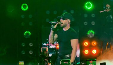 Photo of Feid performing in Miami