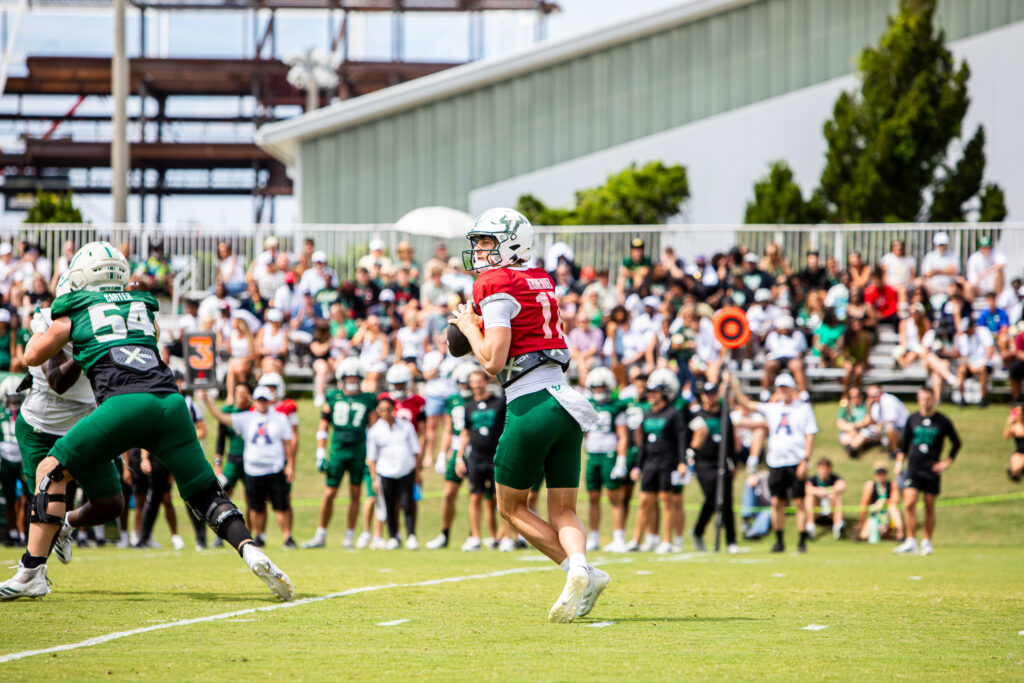 Transfers show promise during USF Spring Game  – The Crow's Nest