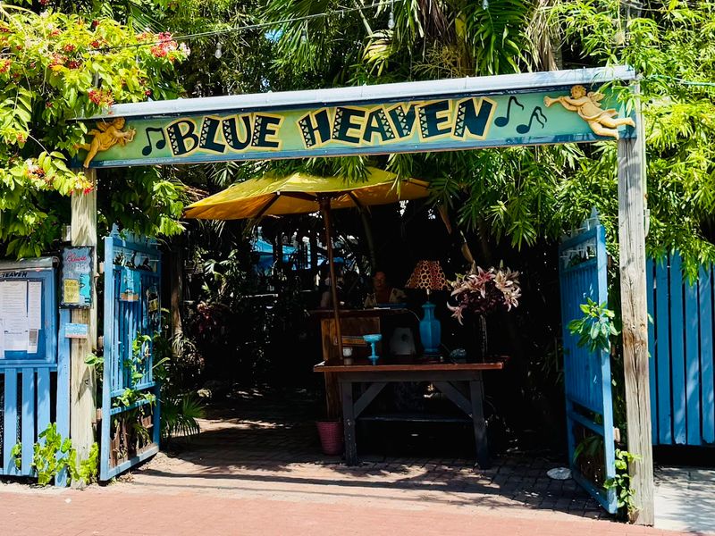 18 Florida Brunch Spots Where People Line Up Before the Doors Even Open 11 Blue Heaven - Key West, Florida