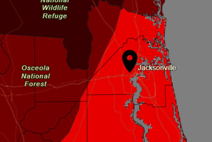 Exceptional drought continues to spread across Northeast Florida, Southeast Georgia